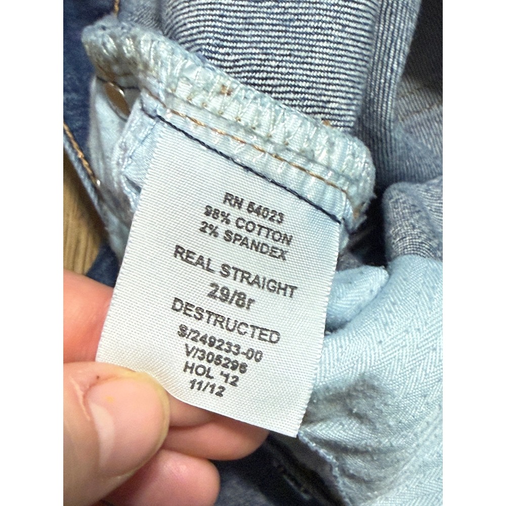 Gap 1969 Jeans Women's Size 29/8R Blue Denim Bootcut Pockets Mid Rise Pockets - Picture 8 of 12